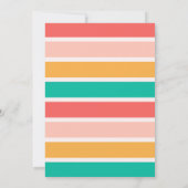 かわいい書道キッズバレンタインデー写真カード (裏面)