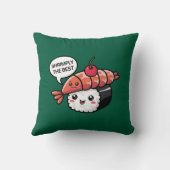 かわいい最高のの寿司 クッション (裏面)