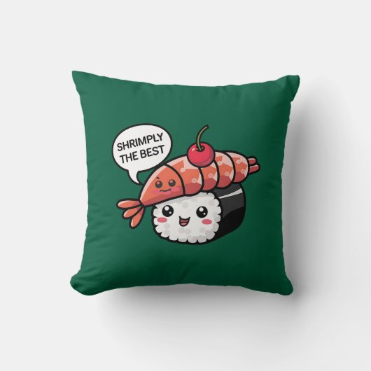 かわいい最高のの寿司 クッション (正面)