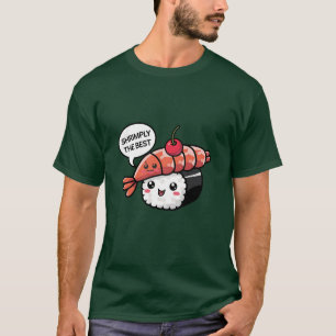 かわいい最高のの寿司 Tシャツ