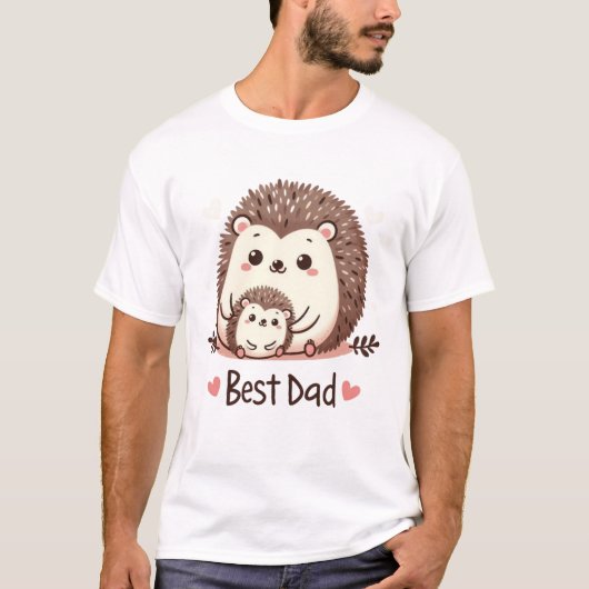 かわいい最高のパパ父の日のプレゼント Tシャツ (正面)
