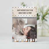かわいい最高のワールドマママママデイカード (スタンド正面)