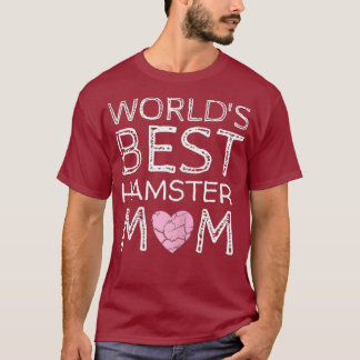 かわいい最高の世界ハムスター母ペットHammy Lover Tシャツ