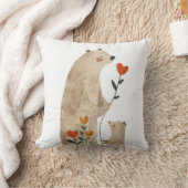 かわいい最高の動物母なる日|過去記事 クッション (ブランケット)