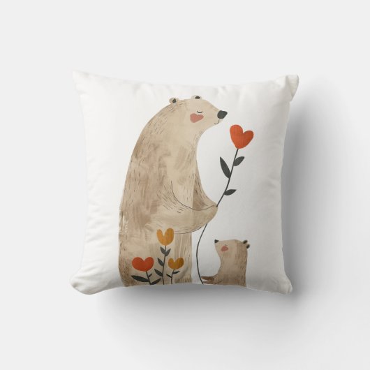 かわいい最高の動物母なる日|過去記事 クッション (正面)