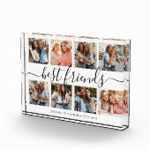 かわいい最高の友だちスクリプトコラージュ フォトブロック (右)