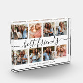 かわいい最高の友だちスクリプトコラージュ フォトブロック (左)