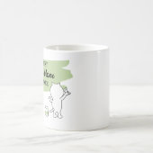 かわいい最高の猫のママ 女性用 コーヒーマグカップ (中央)