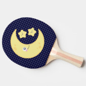 かわいい月および星の卓球ラケット 卓球ラケット (横)