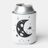 かわいい月と星のスケッチ 缶クーラー (缶正面)