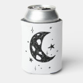 かわいい月と星のスケッチ 缶クーラー (缶裏面)