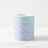 かわいい月と星の美意識カップ コーヒーマグカップ (中央)