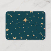 かわいい月ゴールデンスターズ赤ちゃんシャワーベビー エンクロージャーカード (裏面)