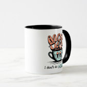 かわいい月曜コーヒーカップイラストレーション マグカップ (正面右)