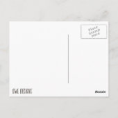 かわいい朝食はがき ポストカード (裏面)