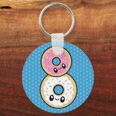 かわいい朝食フードドーナツ キーホルダー (正面)