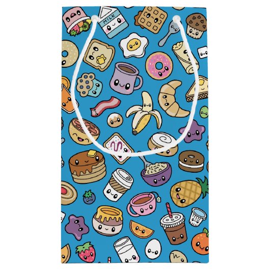 かわいい朝食用食品 スモールペーパーバッグ (裏面)