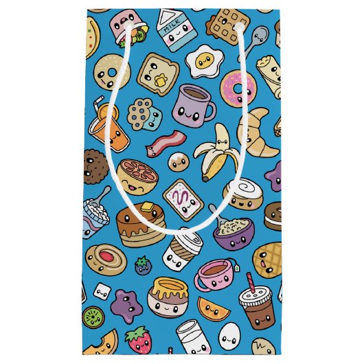 かわいい朝食用食品 スモールペーパーバッグ (正面)