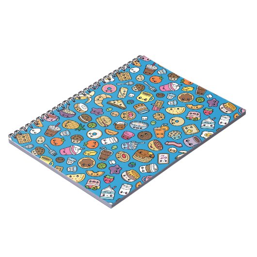 かわいい朝食用食品 ノートブック (左側)