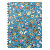 かわいい朝食用食品 ノートブック (正面)