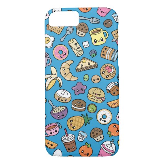 かわいい朝食用食品 Case-Mate iPhoneケース (裏面)