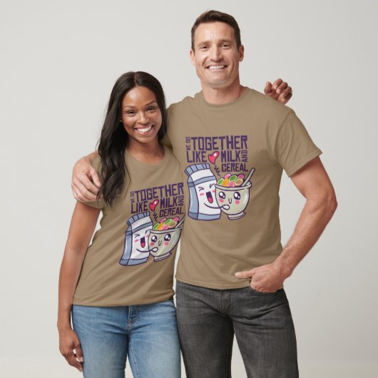 かわいい朝食| 私たちは一緒に行く Tシャツ (ユニセックス)
