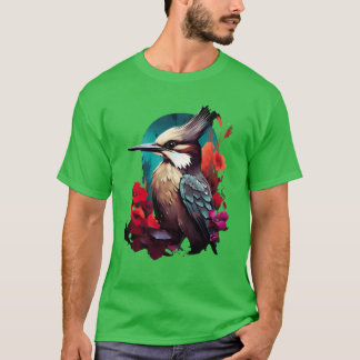かわいい木こりパイレーテッドバードイラストレーションの友達 Tシャツ