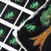 かわいい木のカエル芸術的カエル私はカエルが大好き ラウンドシール