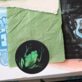 かわいい木のカエル芸術的カエル私はカエルが大好き ラウンドシール