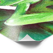 かわいい木のカエル フォトプリント            (角)