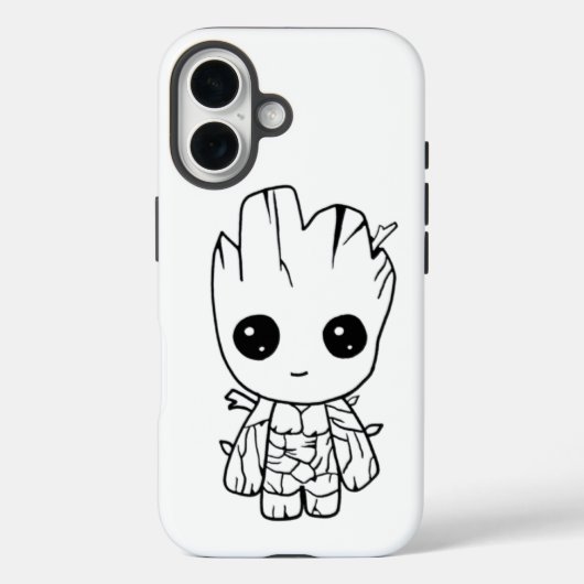 かわいい木のキャラクター | 愛らしいちびキャラ 自然 Case-Mate iPhoneケース (裏面)