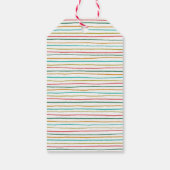 かわいい木のレックス恐竜クリスマスツリーキッズ ギフトタグ (裏面)