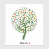 かわいい木の命 シール (シート)