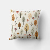 かわいい木の模様のクッション クッション (裏面)