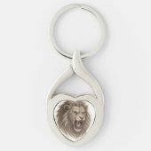 かわいい木蓮 キーホルダー (正面)