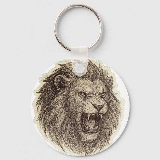 かわいい木蓮 キーホルダー (正面)