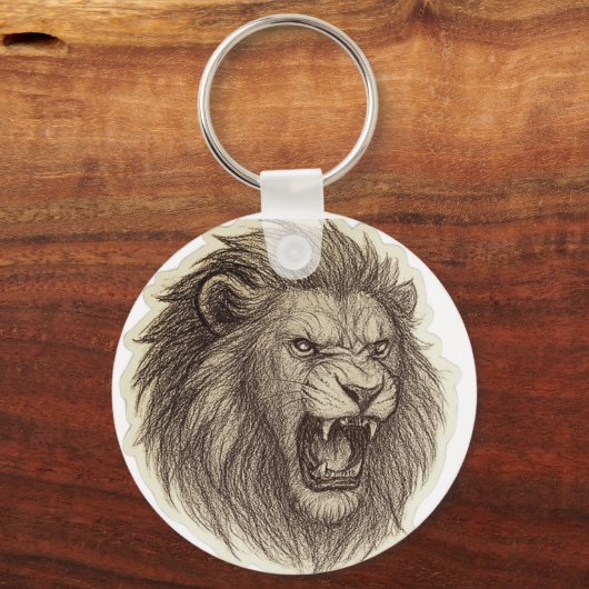 かわいい木蓮 キーホルダー (正面)