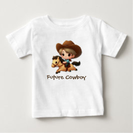 かわいい未来のカウボーイ ベビーTシャツ