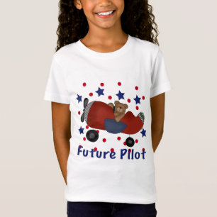 かわいい未来のパイロット Tシャツ