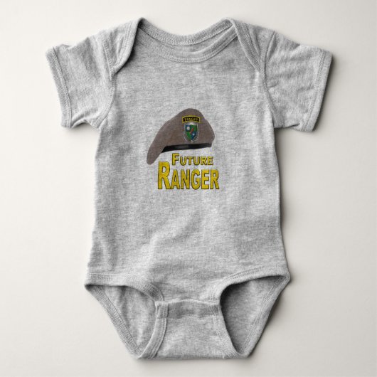 かわいい未来のランジャーベレー ベビーボディスーツ (正面)