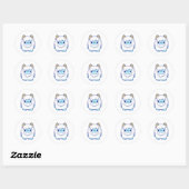 かわいい未確認生物 イエティ ラウンドシール (シート)