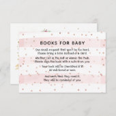 かわいい本でベビー サンキューカード (正面/裏面)