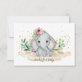 かわいい本でベビー サンキューカード