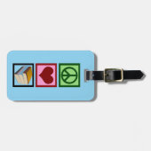 かわいい本の司書 ラゲッジタグ (正面横)