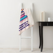 かわいい本の山に猫パーソナライズされた|過去記事 シェルパブランケット (インサイチュ)