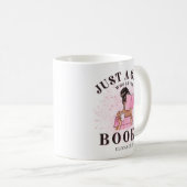 かわいい本の恋人よ本を愛する女の子カスタムのみ コーヒーマグカップ (正面右)