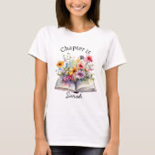 かわいい本の虫Tシャツ Tシャツ (正面)