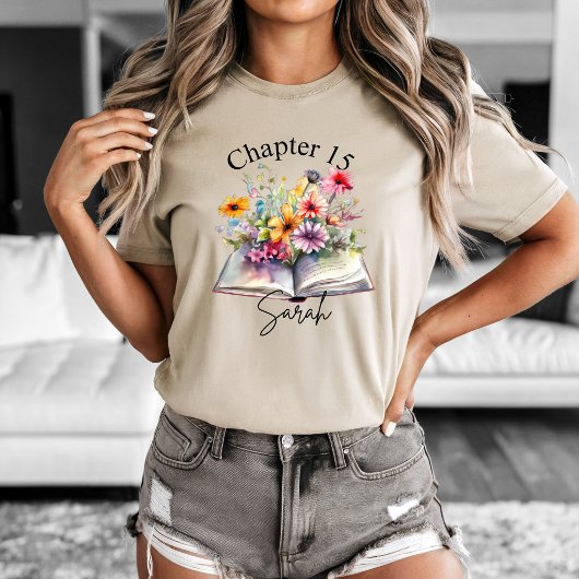 かわいい本の虫Tシャツ Tシャツ