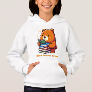 かわいい本を読むクマのカワイイデザイン