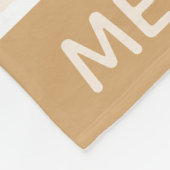 かわいい本好きのパーソナライズされた人が柄を描く フリースブランケット (角)